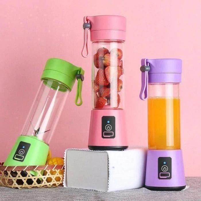 NutriGo 6-Blade Portable Blender — USB Rechargeable Mini Juice Maker (380ml)