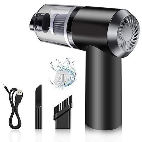 CleanJet 2-in-1 Mini Vacuum & Air Blower — Wireless Rechargeable Dust Buster for Car, Home & Gadgets