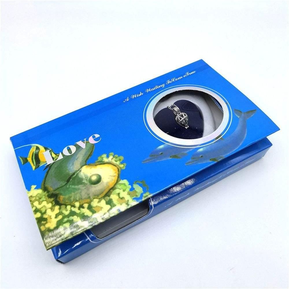 Ocean Wish Pearl Surprise Necklace — Real Freshwater Pearl Love Gift Set