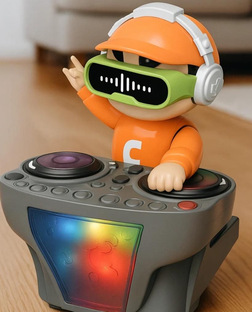 DJ Music Robot Toy — Dancing Light & Sound Interactive Toy