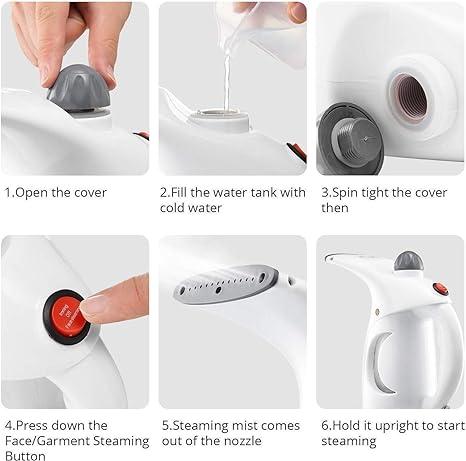 SteamStyle Mini Garment Steamer — Fast Heat Portable Iron Brush for Wrinkle-Free Clothes Anywhere
