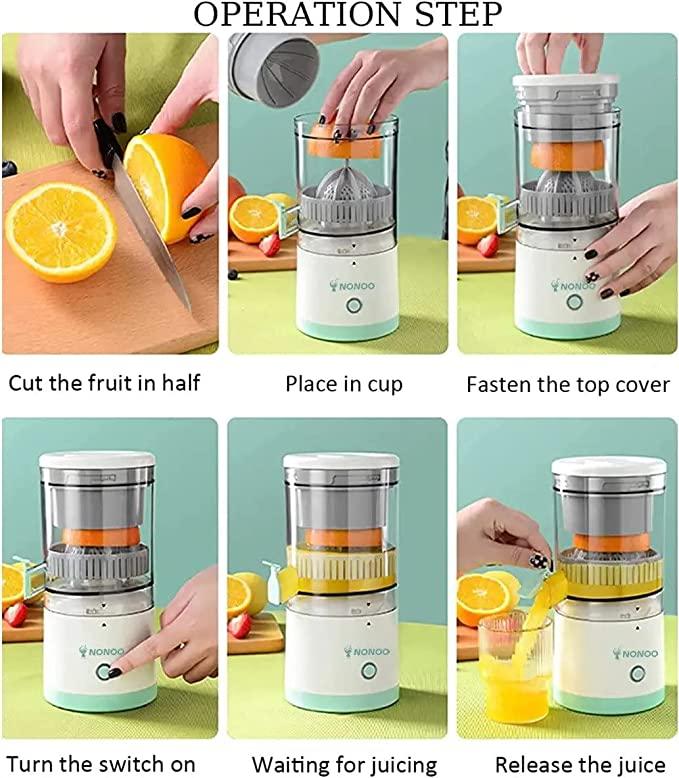 FreshPress Electric Citrus Juicer — One-Touch Mosambi, Orange & Lemon Squeezer for Instant Healthy Juice