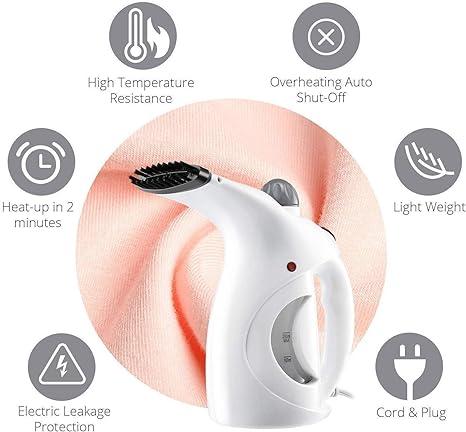SteamStyle Mini Garment Steamer — Fast Heat Portable Iron Brush for Wrinkle-Free Clothes Anywhere