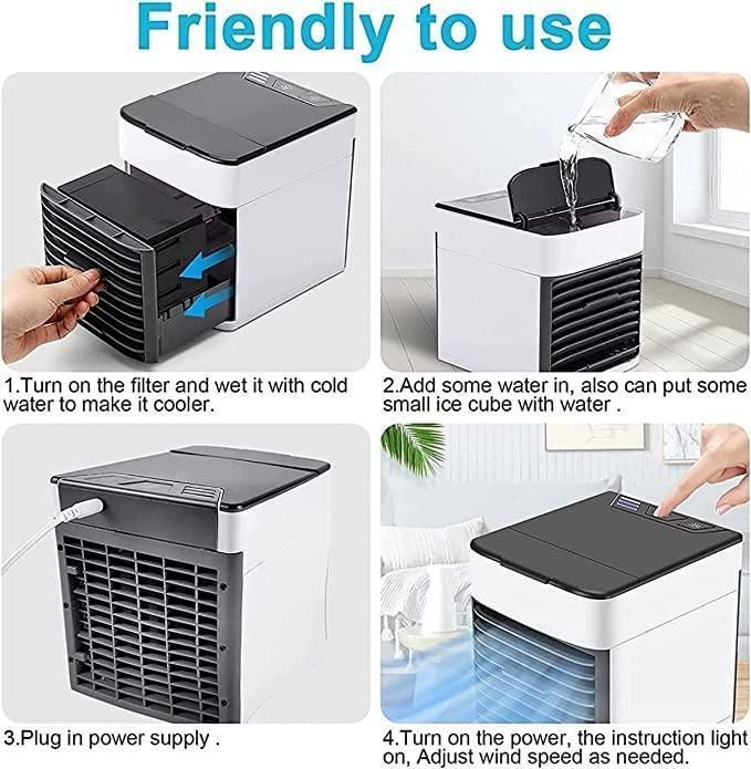 Arctic Breeze Mini Air Cooler — Portable Personal AC for Instant Cool Anywhere