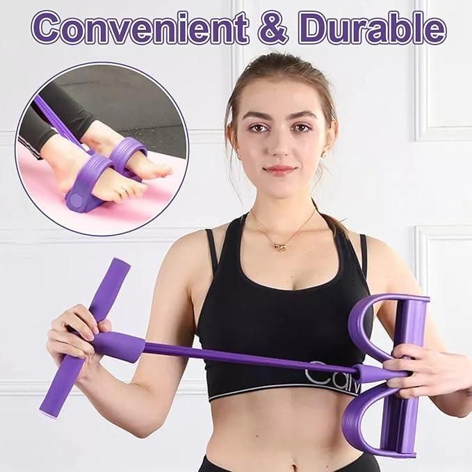 FlexTone Pedal Puller — Full-Body Resistance Trainer for Home Workouts & Fat Burn