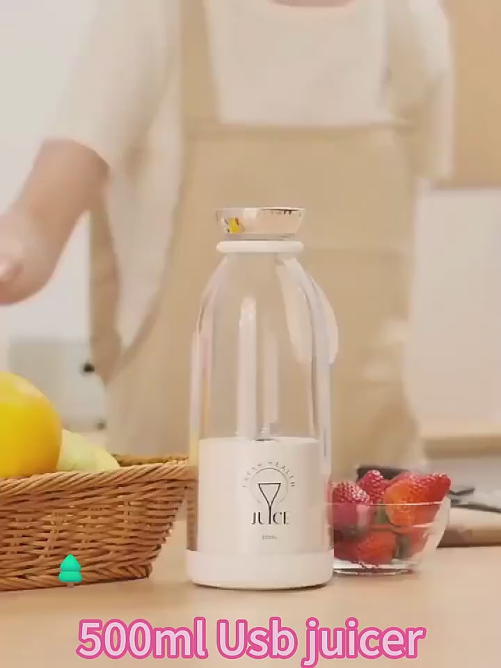 BlendGo Mini Juice Blender — Portable USB Smoothie Maker for Fresh Drinks Anywhere